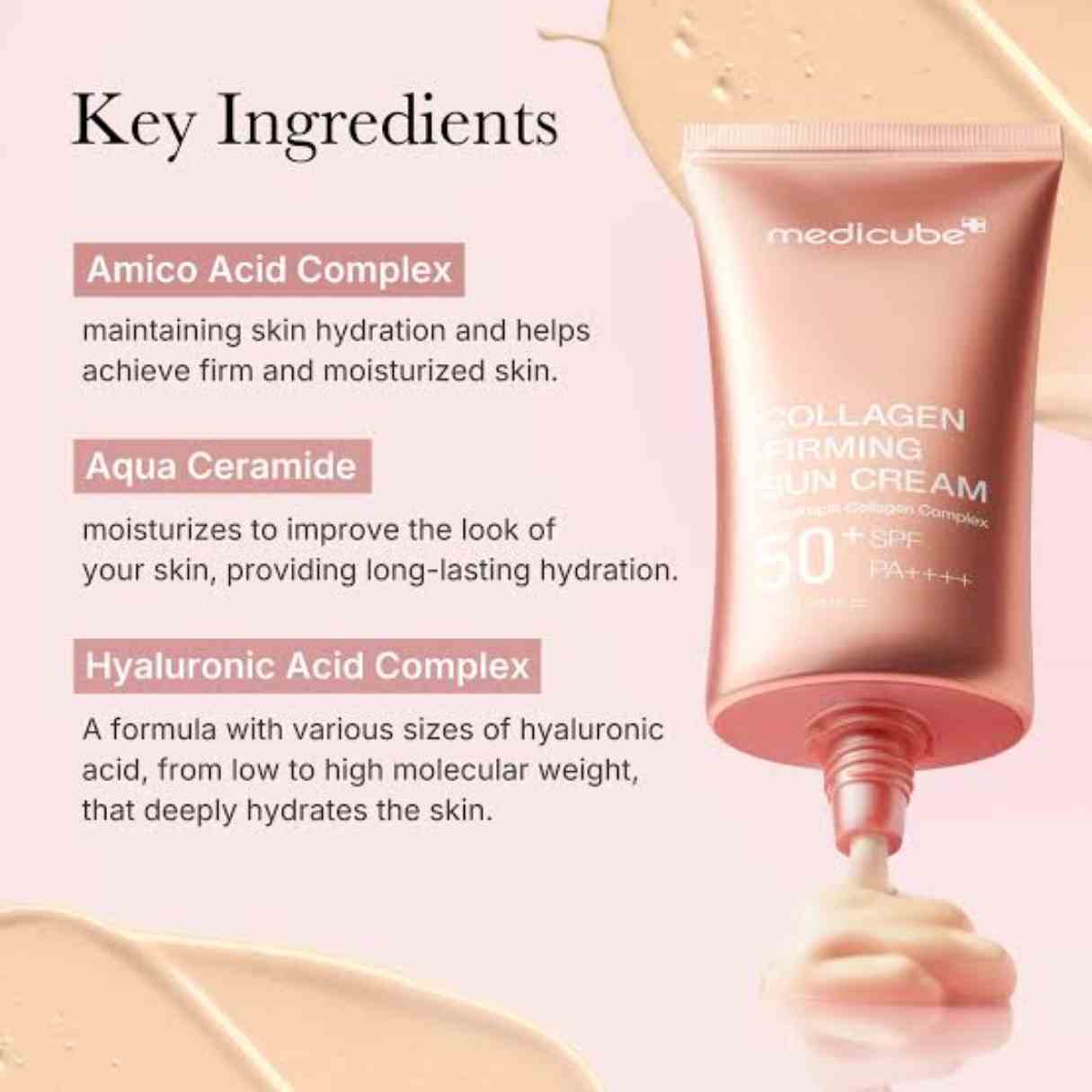 Medicube Collagen Firming Sun Cream SPF 50+ PA++++ (50ml)