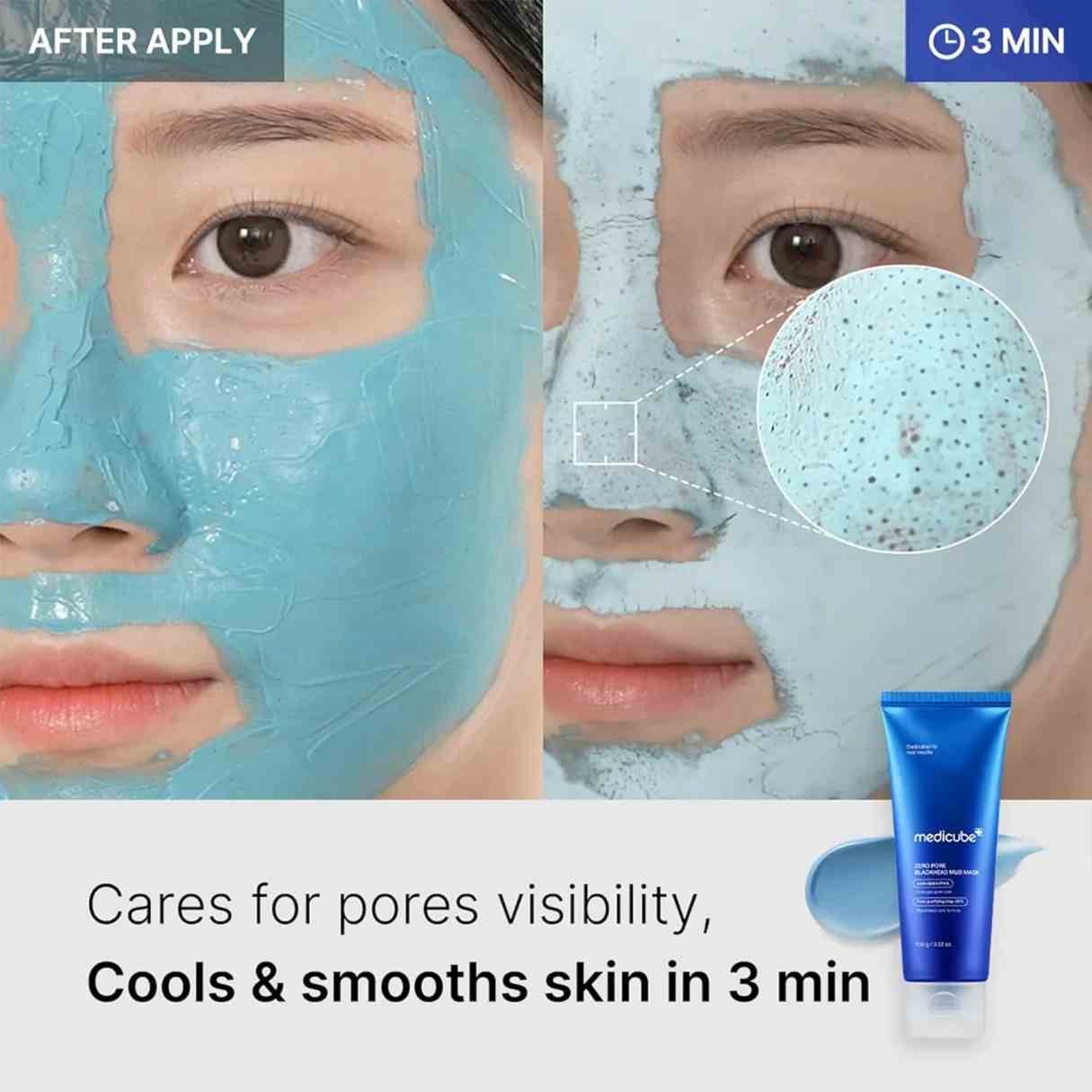 Medicube Zero Pore Blackhead Mud mask 100 Grams.